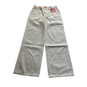 Hey Joanie Coney Island Whitefish High Rise Wide Jeans in Hey You